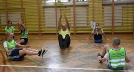 Wyjątkowa lekcja wychowania fizycznego w SP w Popowie (foto,film)