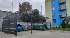 Nowe wiaty śmietnikowe w zasobach ŁSM (foto)