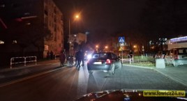 Łowicz. Piesza potrącona na pasach! AKTUALIZACJA!
