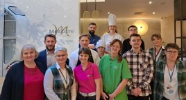 Młodzież z Branżowej Szkoły Specjalnej w warszawskim Hotelu Mercury (foto)