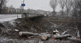 Wycięte drzewa początkiem remontu mostu na ul. Mostowej? (foto)