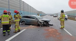 Gmina Łyszkowice. Kolizja na A2