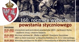 Łowicz. Program obchodów 160. rocznicy wybuchu powstania styczniowego