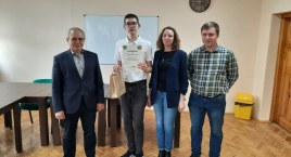 Arkadiusz Waracki nagrodzony w Powiatowym Konkursie Informatycznym (foto)