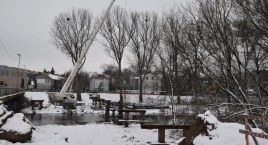 Łowicz. Kładka nad Bzurą prędzej niż oddanie wiaduktu? (foto)
