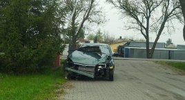 Łowicz. Groźny poranek na ulicy Poznańskiej (foto) [AKTUALIZACJA]