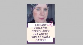 Nauczyciele nie chcą kwiatów ani czekoladek, proszą o wsparcie chorej koleżanki