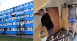 ŁSM usuwa skutki pożaru na Starzyńskiego (foto)