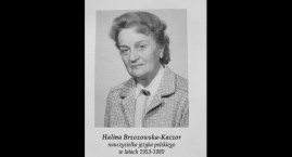 Zmarła Halina Brzozowska-Kaczor, wieloletnia nauczycielka łowickiej Handlówki