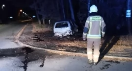 W zaledwie parę godzin - trzy pożary samochodów osobowych!