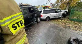 Zderzenie dwóch osobówek w Zawadach