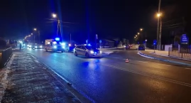 Łowicz. Potrącenie pieszego na ul. Warszawskiej (foto) AKTUALIZACJA!