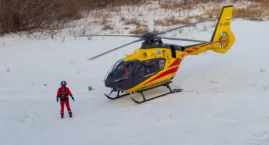 Wypadek w łowickim zakładzie pracy! Na miejscu lądował LPR! (foto, film)