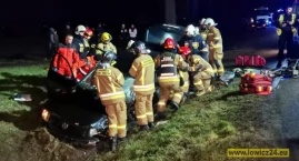 Jamno. Wypadek dwóch osobówek i busa! Lądował LPR (foto, film) AKTUALIZACJA!