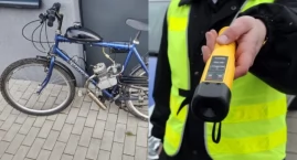 Łowicz. Policjanci zatrzymali pijanego rowerzystę