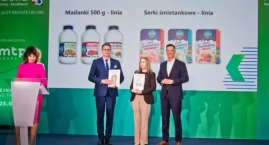 Maślanki i serki OSM Łowicz podbiły Targi Polagra!