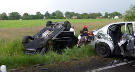 Zderzenie audi i opla na krajowej 70 - Aktualizacja 