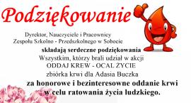 Sukces zbiórki krwi dla 10-letniego Adasia Buczka