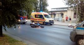 Funkcjonariusze łowickiego więzienia pomogli uczestnikom wypadku drogowego
