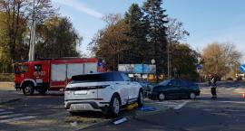 Wypadek na skrzyżowaniu Ułańskiej i Topolowej