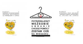 Wymiana ciepła w Łowiczu. Zostaw niepotrzebne ubranie na wieszaku i pomóż potrzebującym