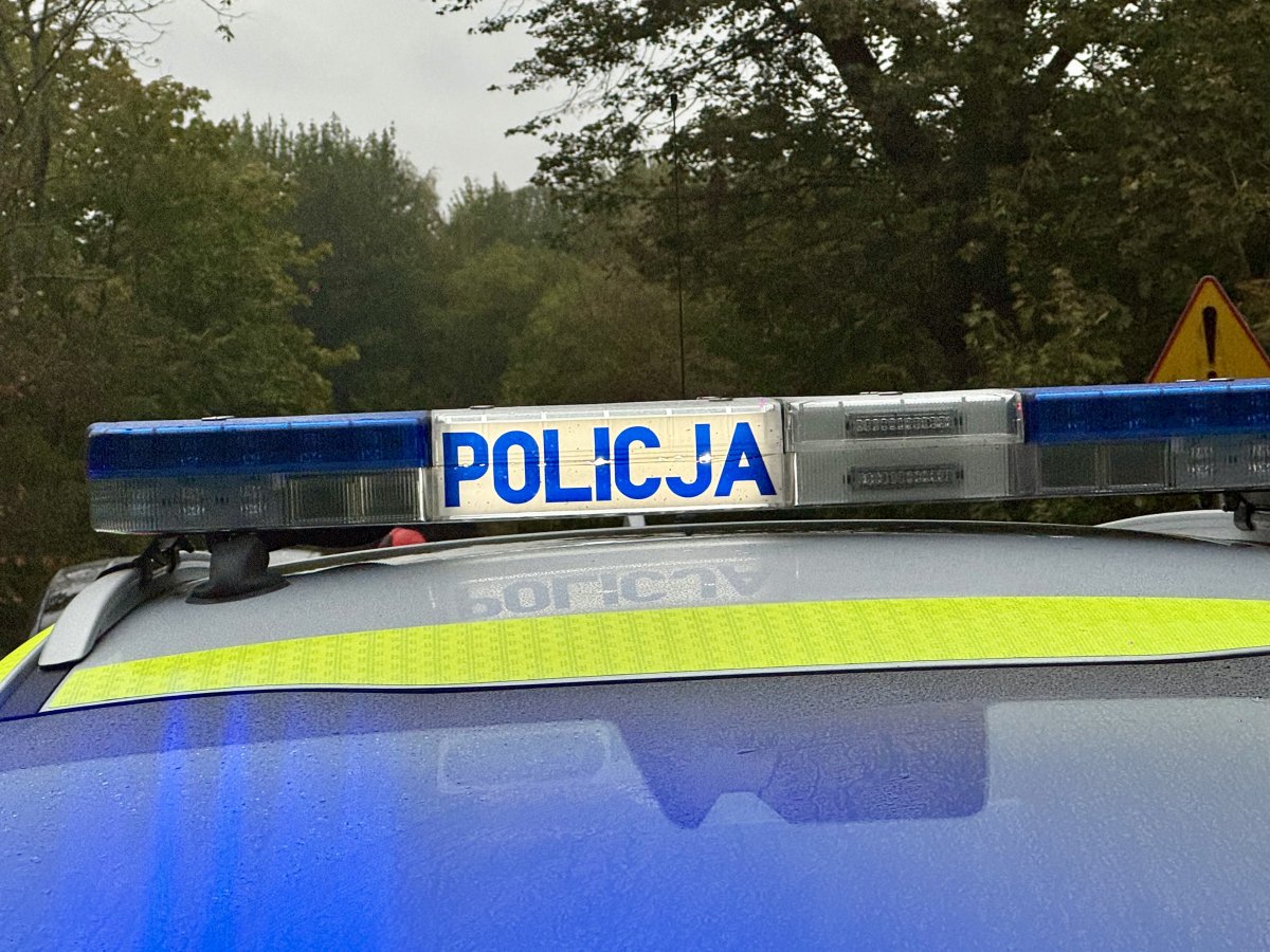 Elbląg: Policja prowadzi dochodzenie w sprawie usunięcia znaku drogowego w Stankowie