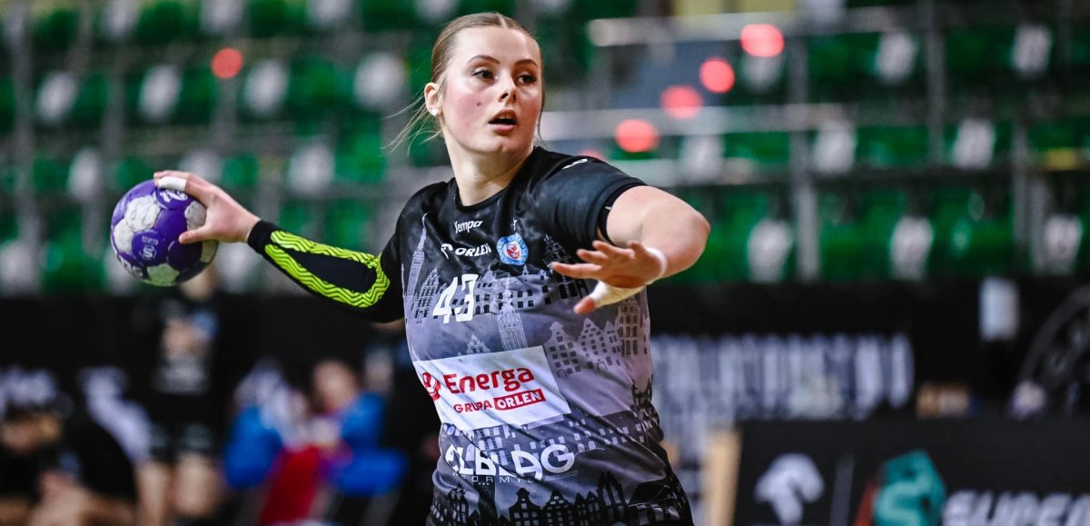 Klaudia Grabińska, obrotowa EKS Startu Elbląg powołana do kadry polskich piłkarek ręcznych
