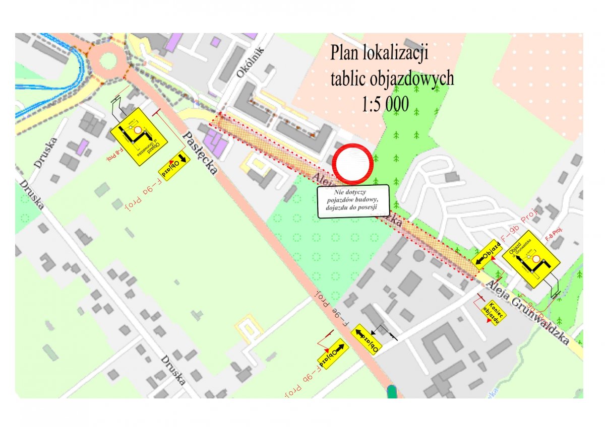 Rozpoczyna się przebudowa al. Grunwaldzkiej w Elblągu. Będą objazdy i utrudnienia
