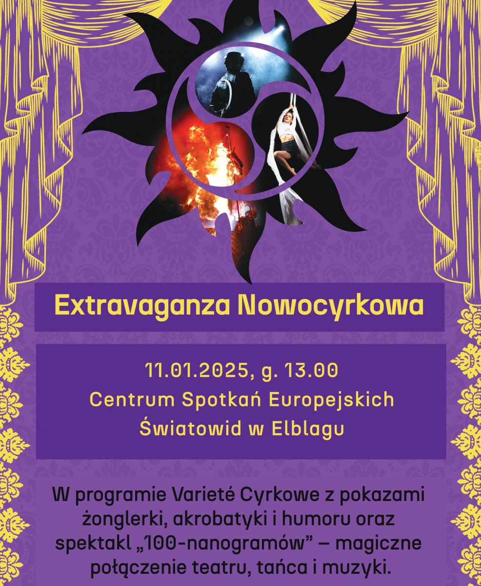 Żonglerka, akrobatyka i teatr. Elbląg zaprasza na cyrkowe show. Wstęp bezpłatny