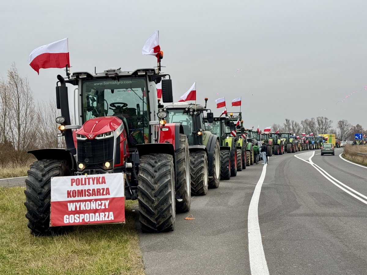 Rolnicy rozpoczęli strajk w Elblągu