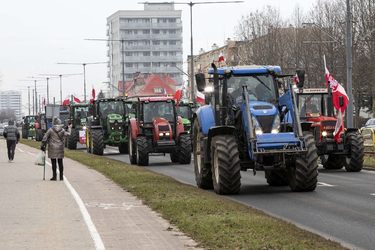 Rolnicy przeciw Mercosur: Strajk ostrzegawczy w Elblągu [TRASA PROTESTU]
