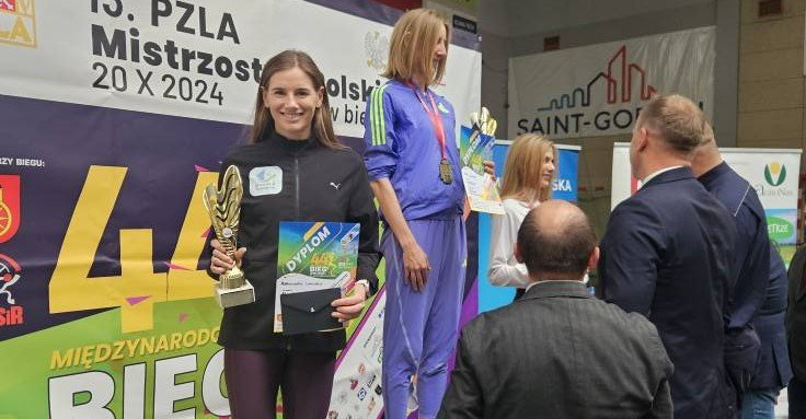 Aleksandra Lisowska została wicemistrzynią Polski w biegu ulicznym na 10 kilometrów
