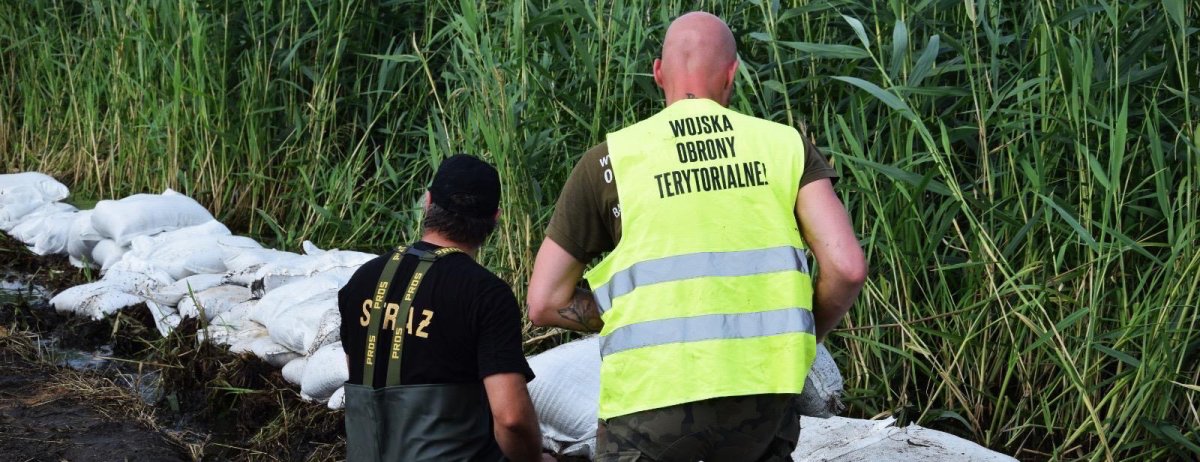 Terytorialsi z Braniewa jadą na Dolny Śląsk pomagać powodzianom
