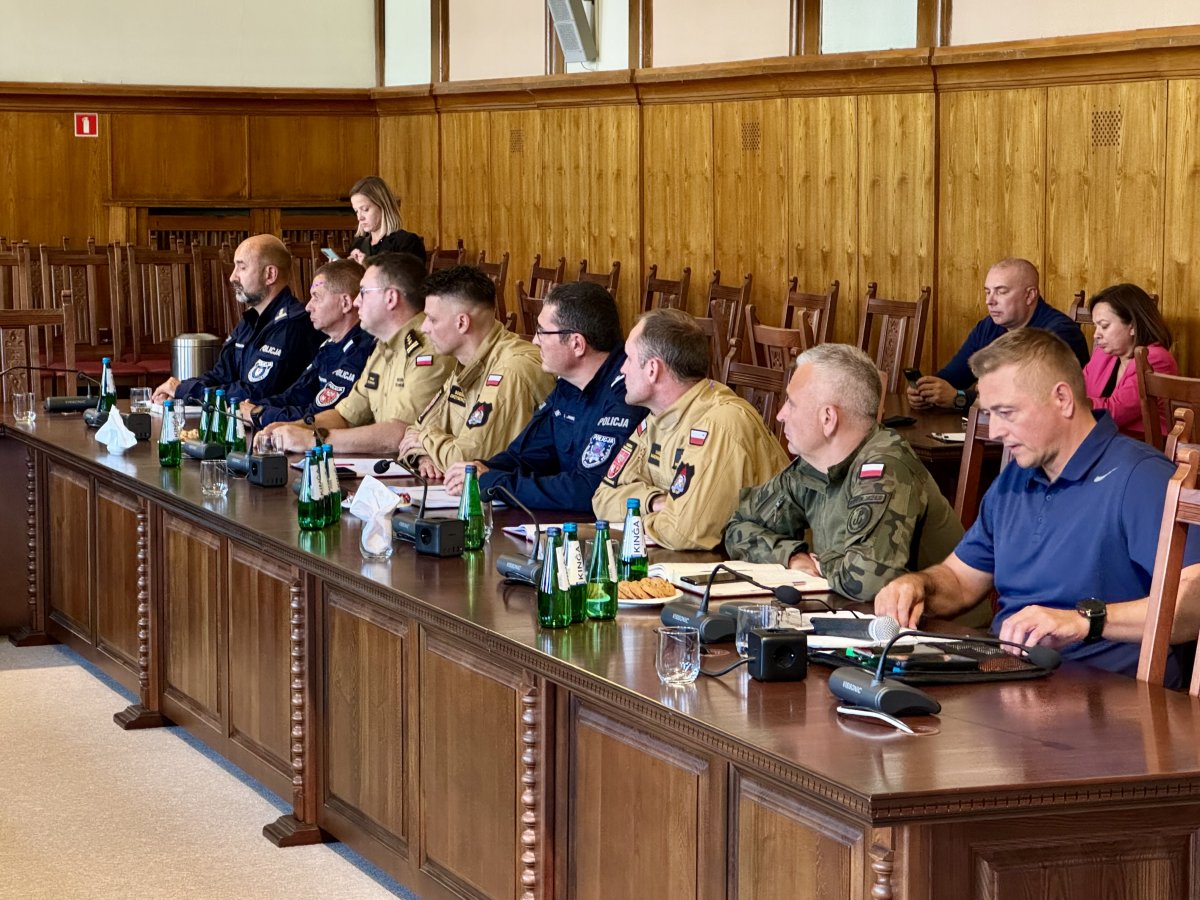 Sztab kryzysowy w Elblągu: Mieszkańcy mogą czuć się bezpiecznie
