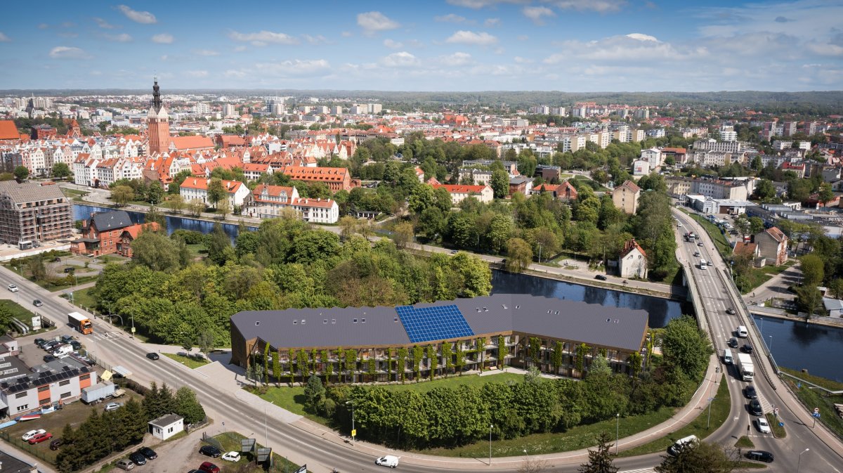 Tak będzie wyglądał luksusowy apartamentowiec nad rzeką Elbląg [ZDJĘCIA]