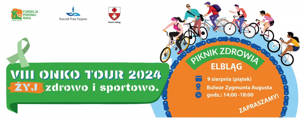 ONKO TOUR i Piknik Zdrowia już dziś w Elblągu

