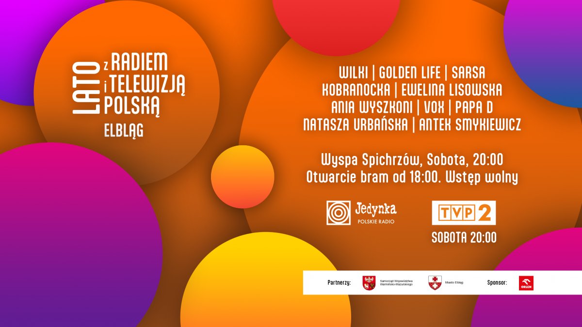 Kolejny weekend pełen atrakcji w Elblągu: Lato z Radiem i Telewizją Polską na Wyspie Spichrzów i olimpijskie emocje nad rzeką Elbląg