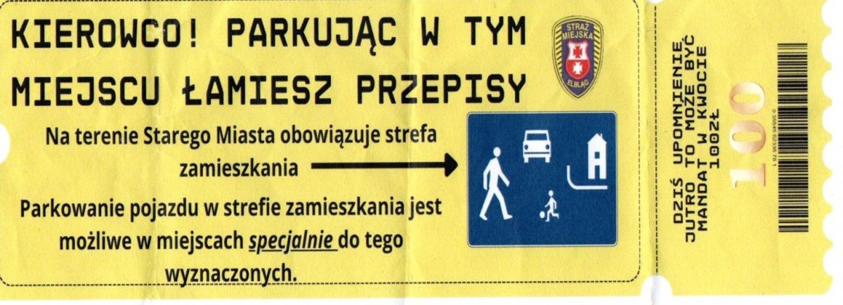 Żółte kartki dla mieszkańców Bednarskiej. Coraz większy problem z parkowaniem na Starym Mieście