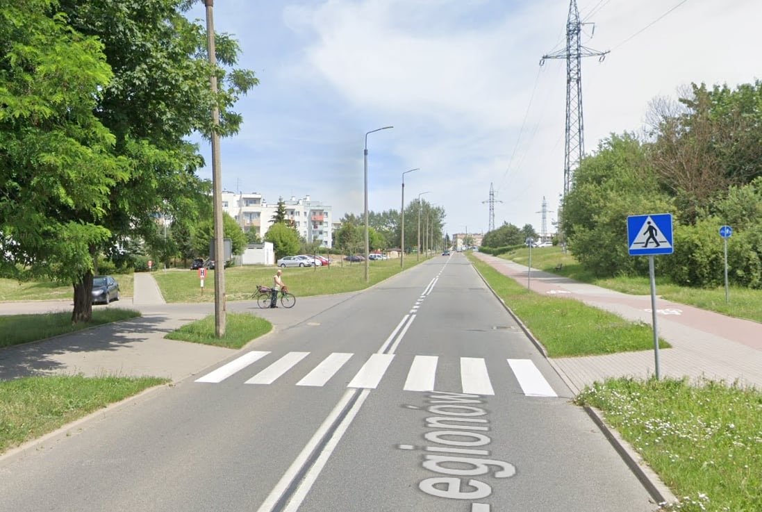 Przy przejściu dla pieszych na ulicy Legionów będzie bezpieczniej