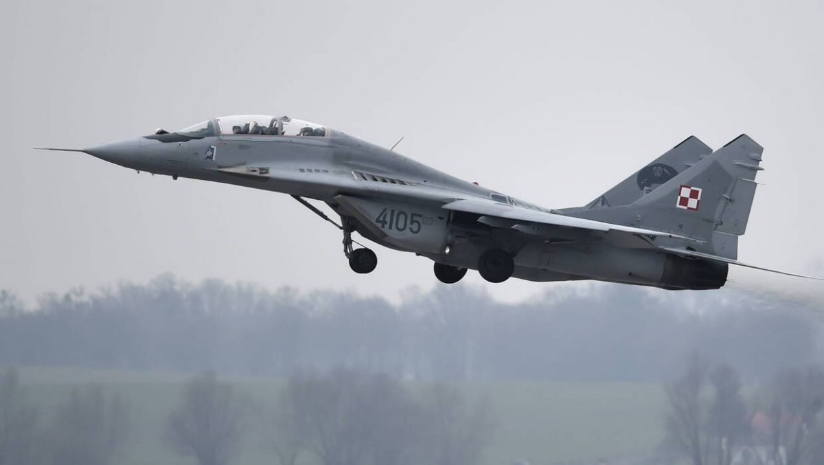 Niebezpieczny incydent z myśliwcem MiG-29 pod Elblągiem. Sprawa zostanie zbadana
