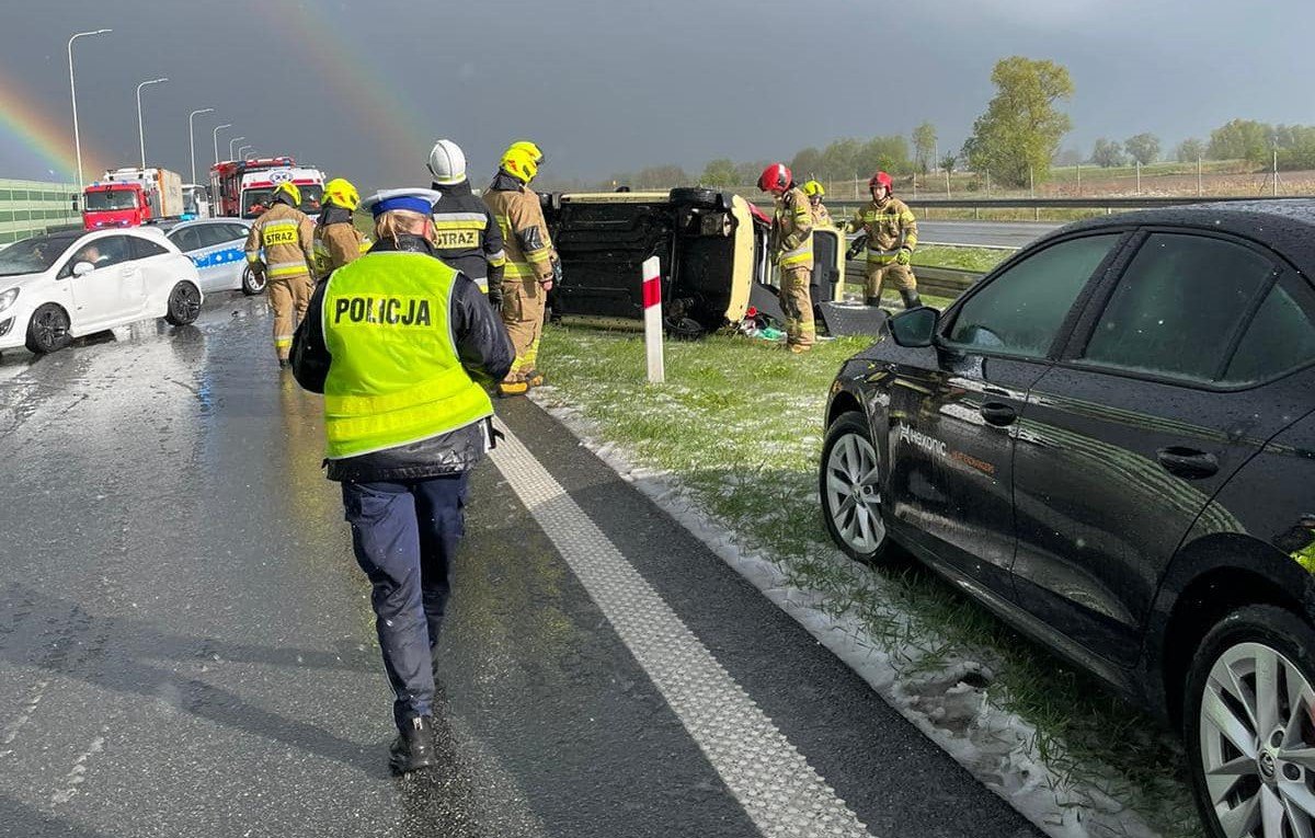 Karambol sześciu aut na S7 za Nowym Dworem Gdańskim w stronę Gdańska