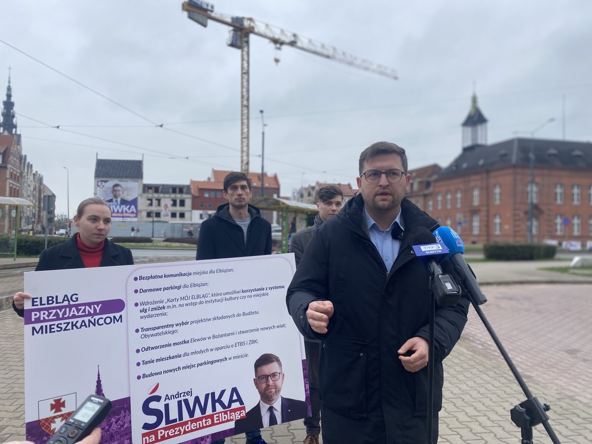 Andrzej Śliwka, kandydat na prezydenta: Chcę, aby Elbląg był przyjazny dla mieszkańców