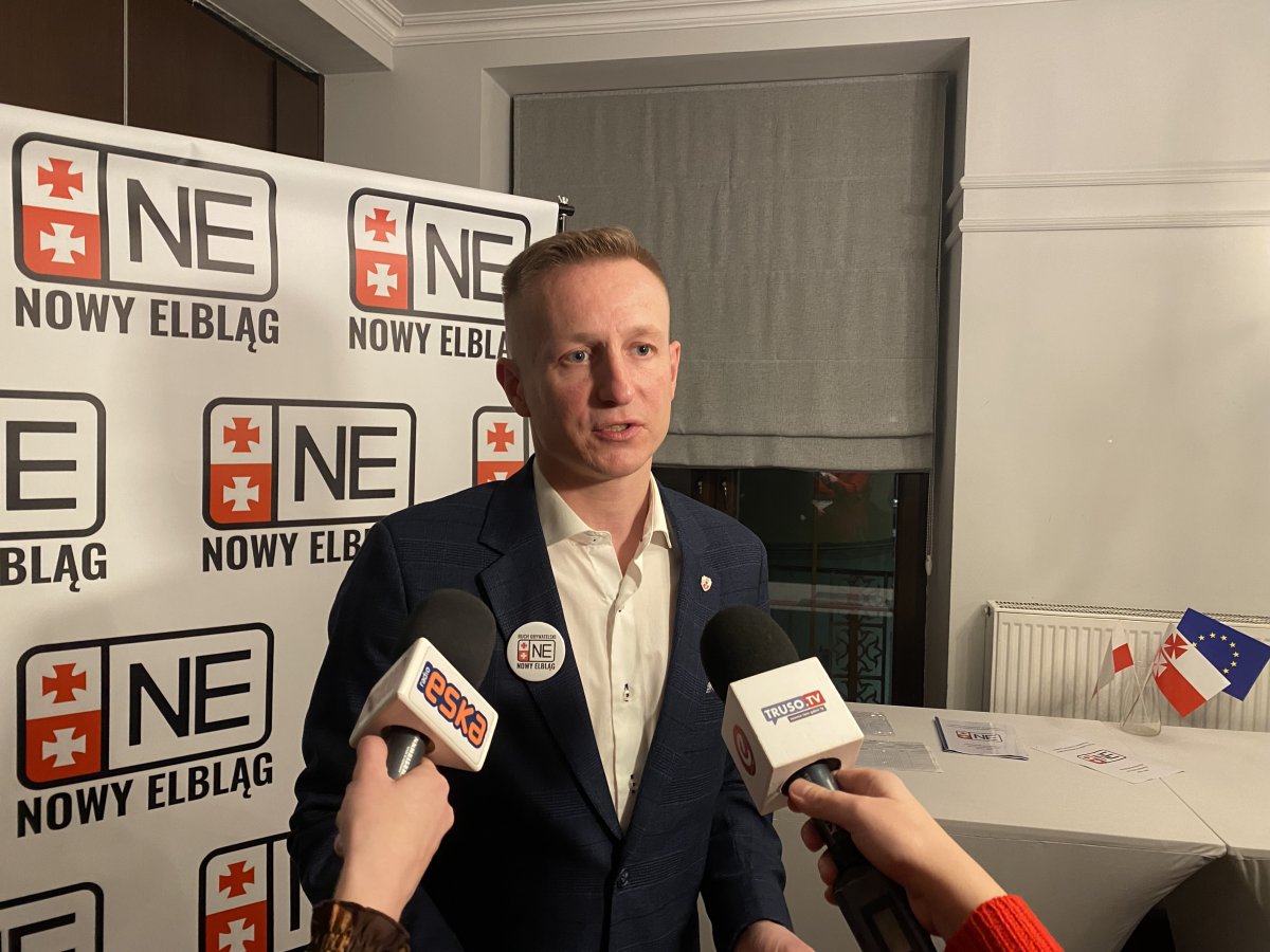 Paweł Rodziewicz, kandydat na prezydenta Elbląga przedstawił swój program wyborczy