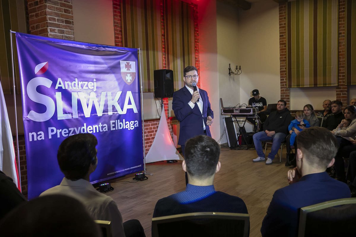 Andrzej Śliwka, kandydat na prezydenta Elbląga odsłania wyborcze karty. Czy asa zostawi sobie na koniec?