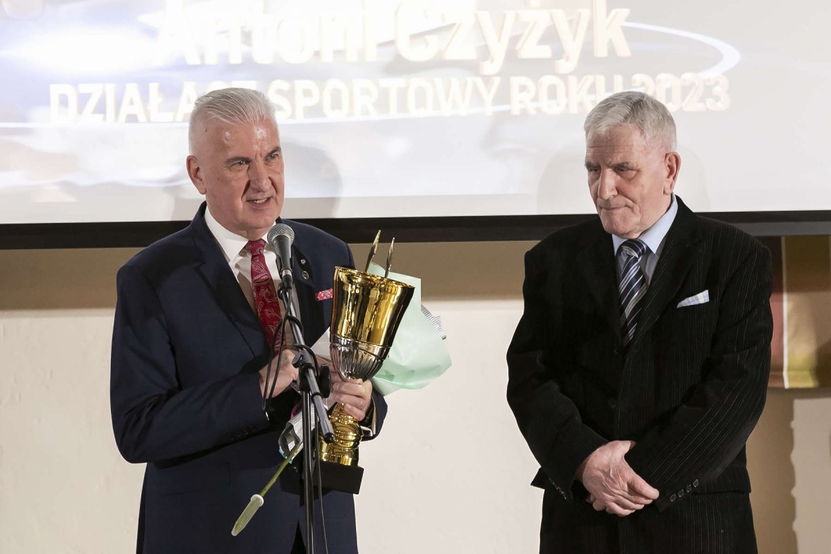 Antoni Czyżyk został Działaczem Sportowym 2023 roku w XVIII Sportowym Plebiscycie Dziennika Elbląskiego [VIDEO]