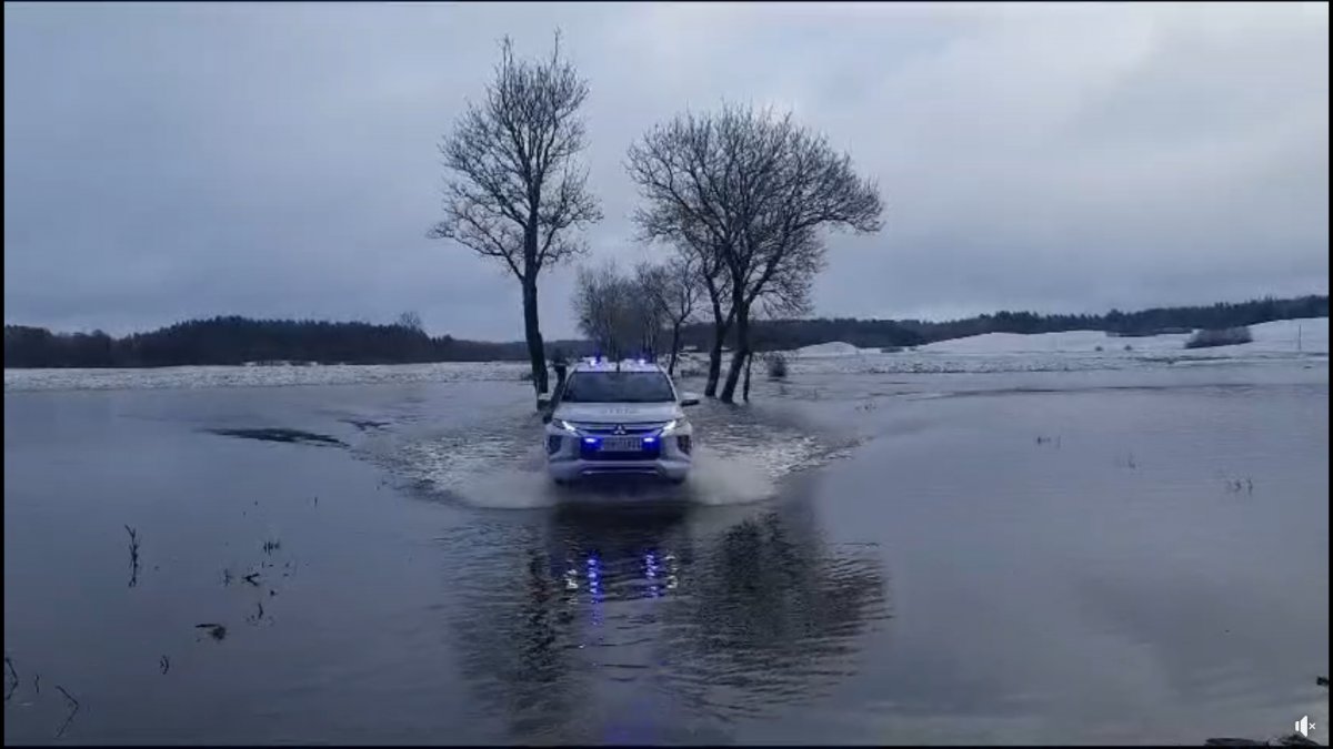 Powiat braniewski zmaga się z lokalnymi podtopieniami. Najwięcej interwencji odnotowano na terenie gminy Lelkowo