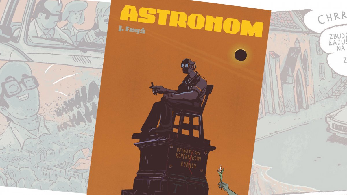 Komiks pt. „Astronom” opowiadający o Mikołaju Koperniku. Biblioteka Elbląska zaprasza na spotkanie z autorem