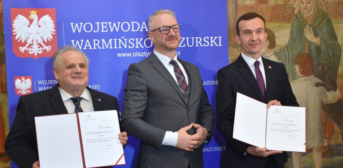 Mateusz Szauer i Zbigniew Szczypiński wicewojewodami
