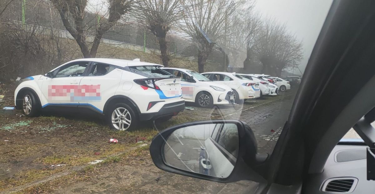 Pijany 40-latek z Ukrainy zniszczył 11 samochodów