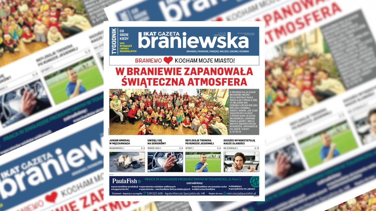 Najnowszy IKAT już dostępny! Gazeta Braniewska poleca się do lektury